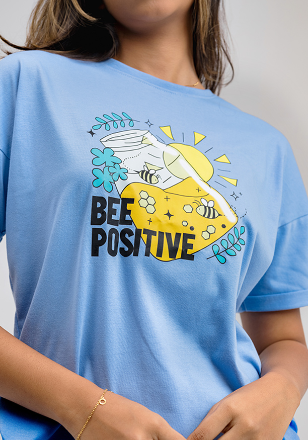 BEE POSITIVE T SHIRT